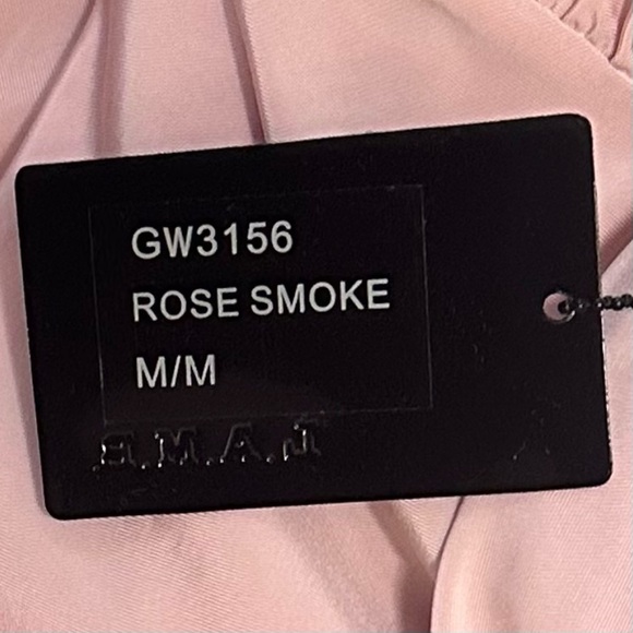 L.A.M.B. by Gwen Stefani NWT Ruched On Shoulder Top in Rose Smoke - Picture 7 of 14